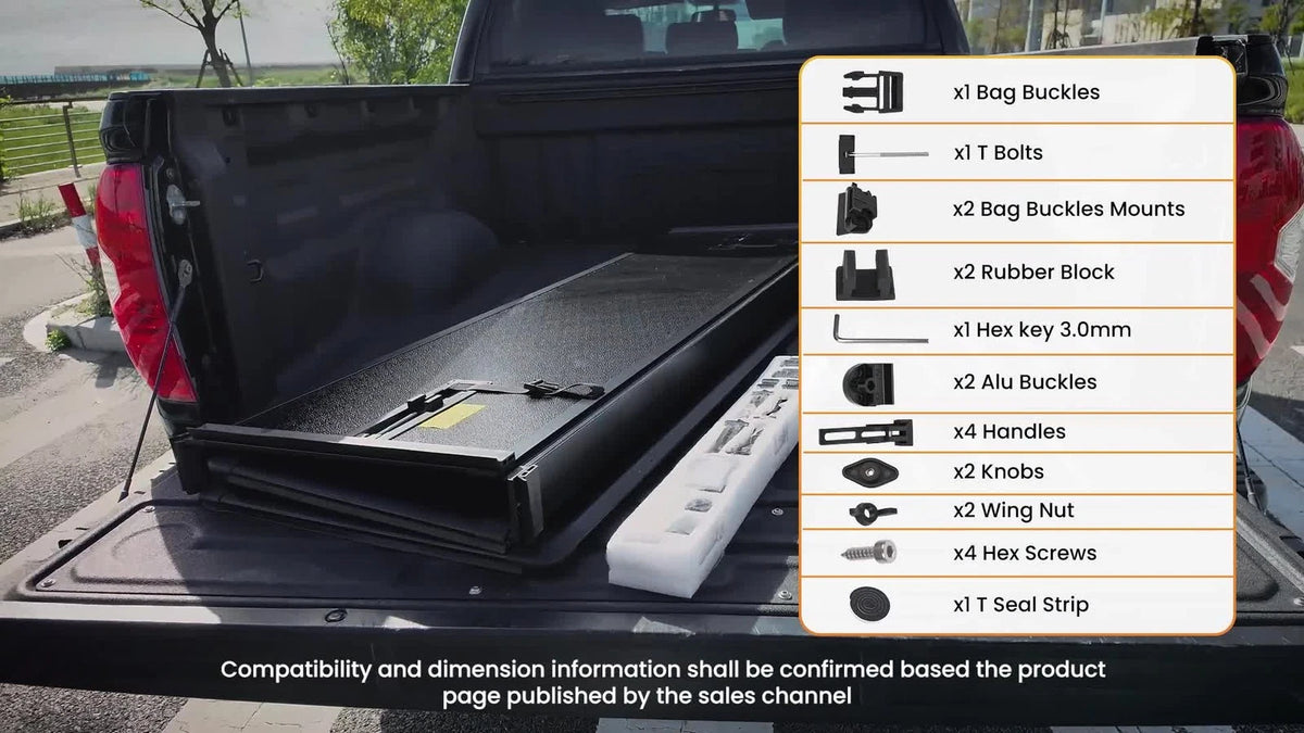 6.9FT Tonneau Cover for Chevy Silverado 2500HD 3500HD (2020–2026) W/ Lamp