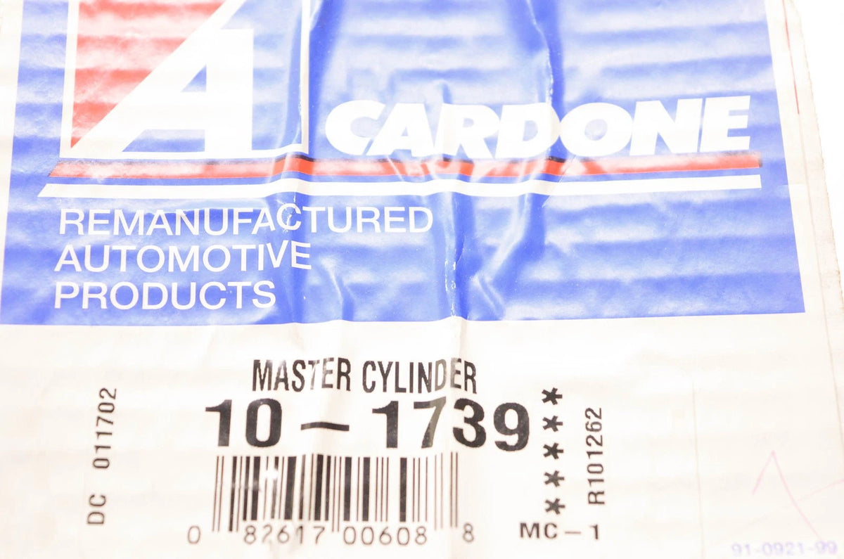 Master Cylinder Assembly for A1 Cardone (10-1739)