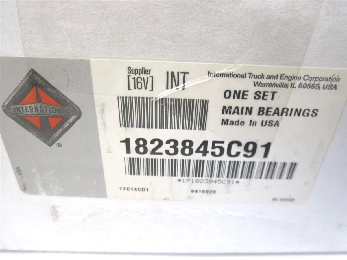 Main Bearing Set .020" Wide for International DT466 (1823845C91)