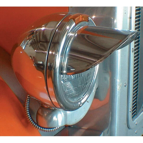 7 Inch SS Extended Visor for Peterbilt (UP 10531)
