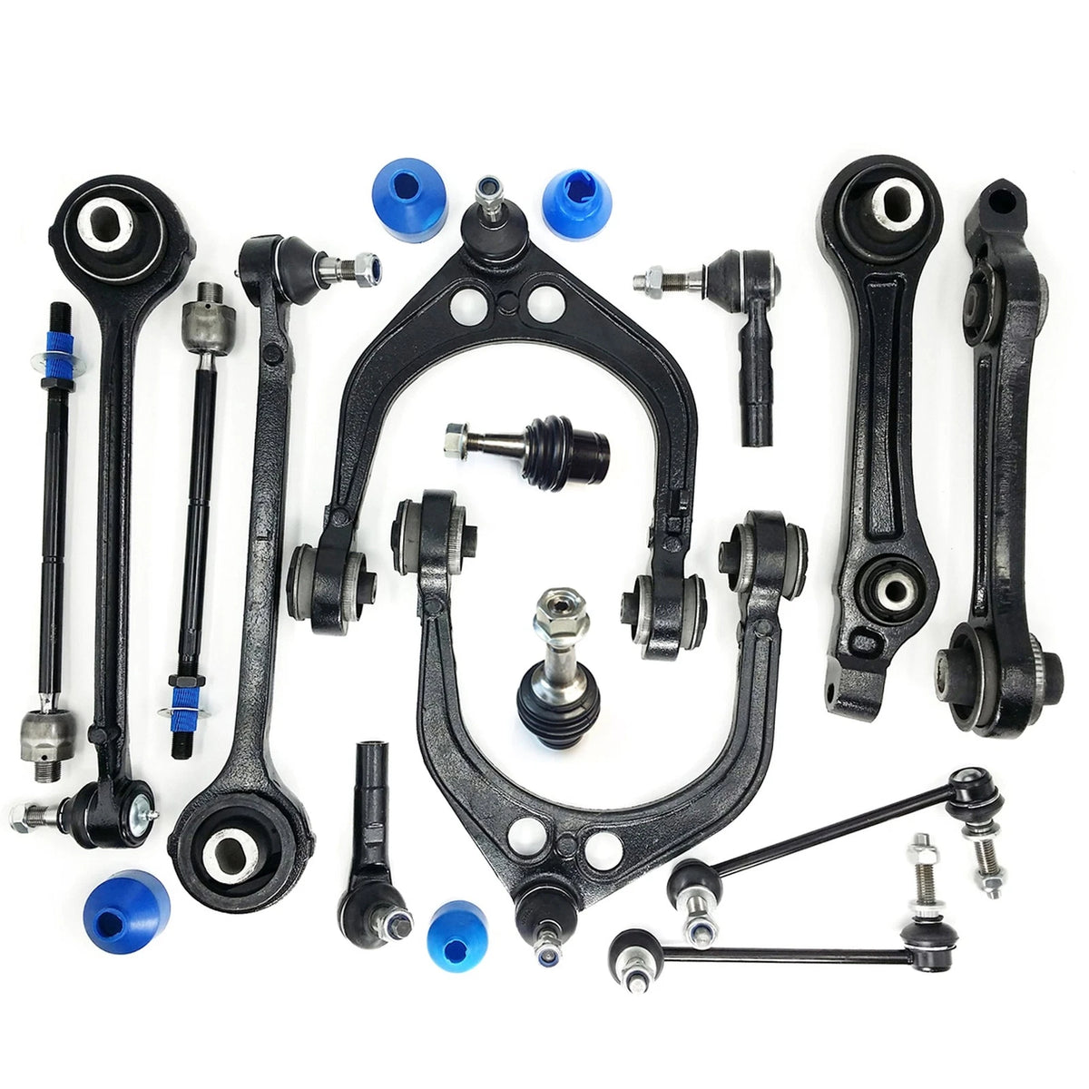 Front Control Arm Tie Rod Ends Suspension Kit for Dodge Charger Chrysler 300 (RWD)