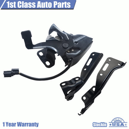 Hood Latch Lock & Hinges Set of 3 for Honda Accord Sedan (2008–2012) 5518231