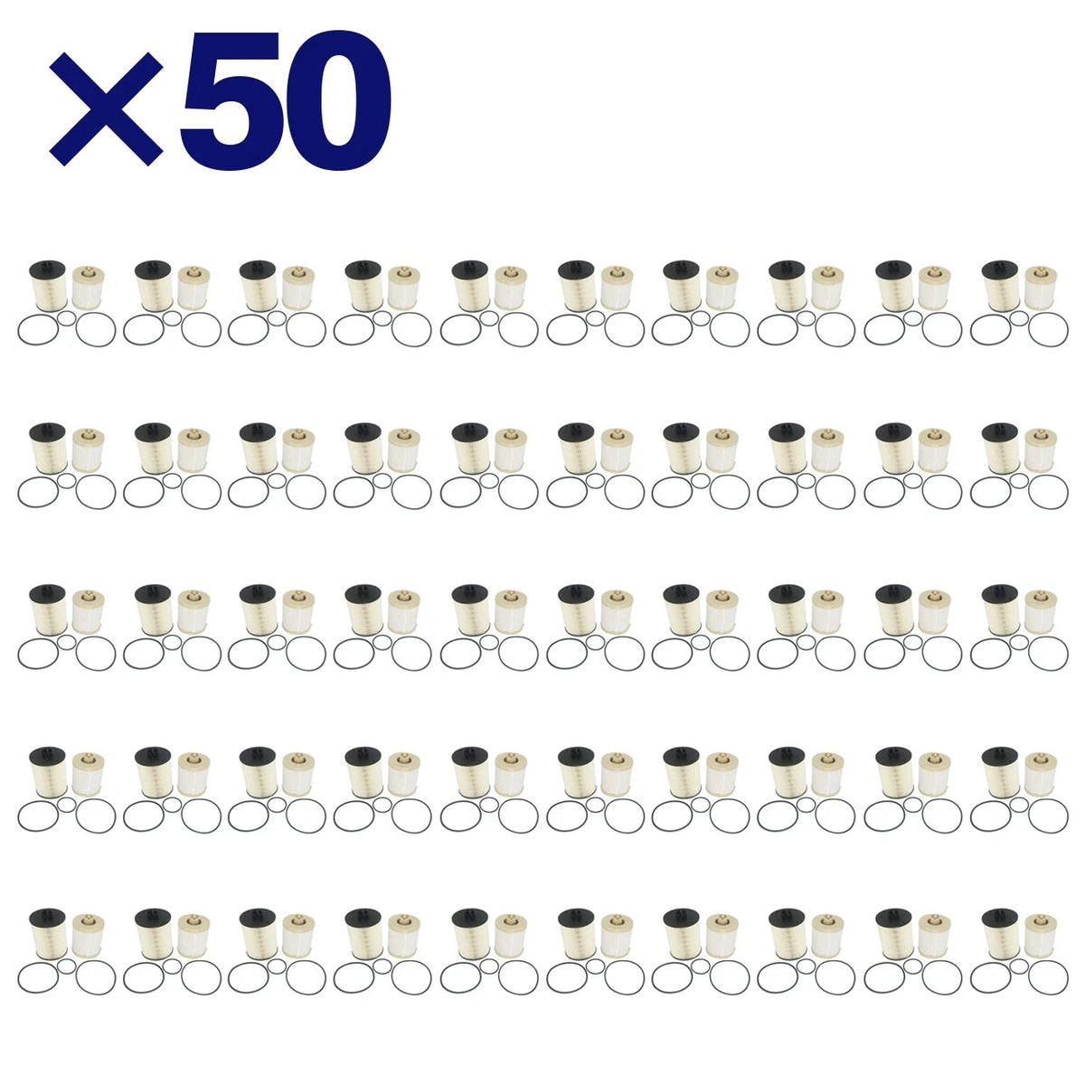 50PCS Fuel Filters for Ford Super Duty 6.4L Powerstroke Diesel (2008–2010)