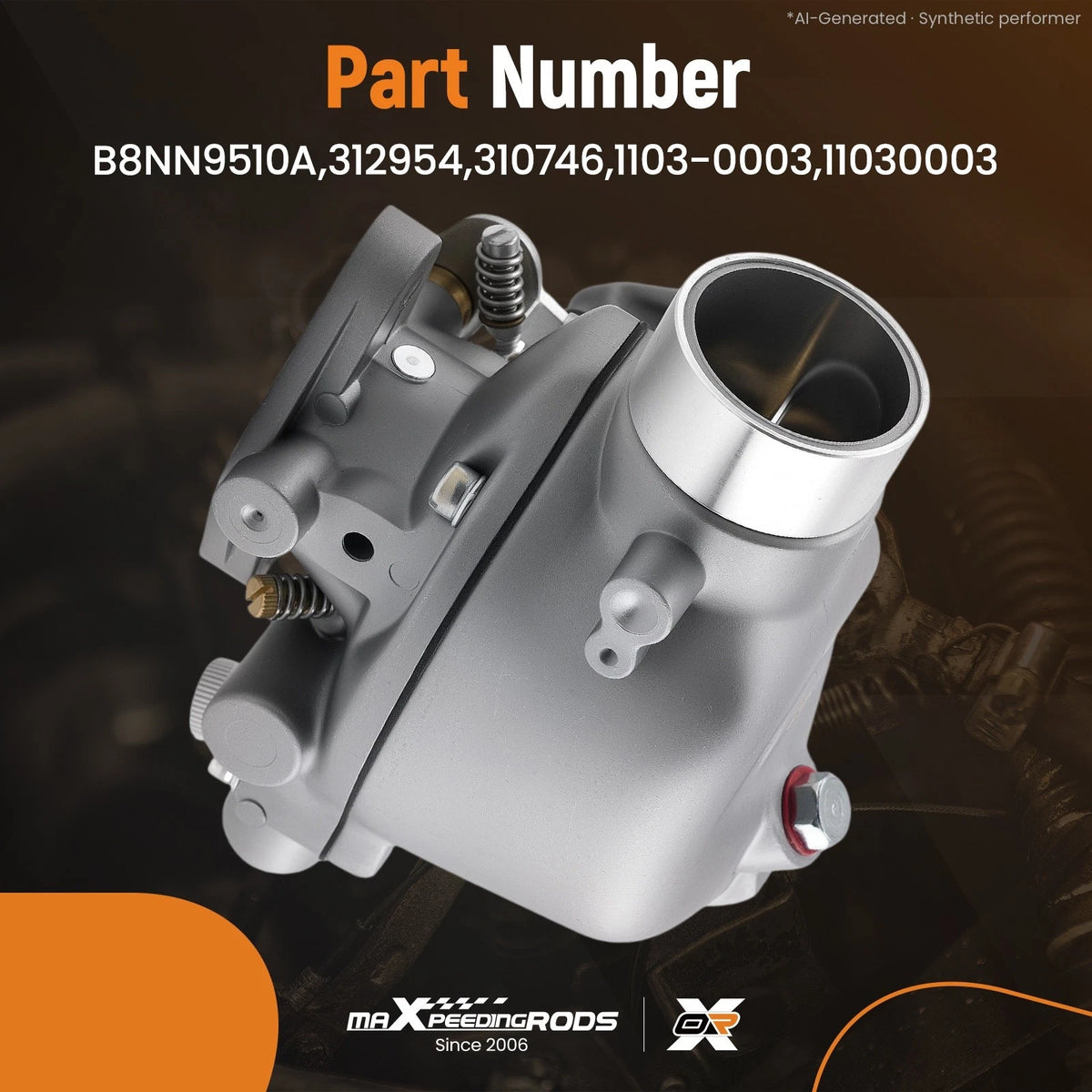 Aluminum Carburetor for Ford Tractor 2000, 2030, 2031, 2110, 2111 (1965–1975)