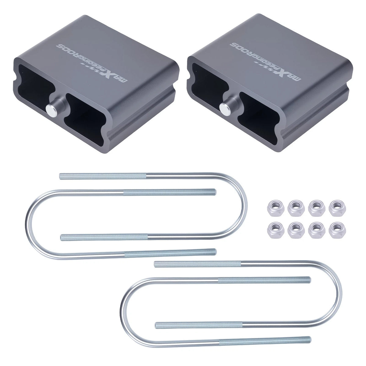 Set of 4 Heavy Duty 4" Drop Blocks for Universal Leaf Spring (Universal)