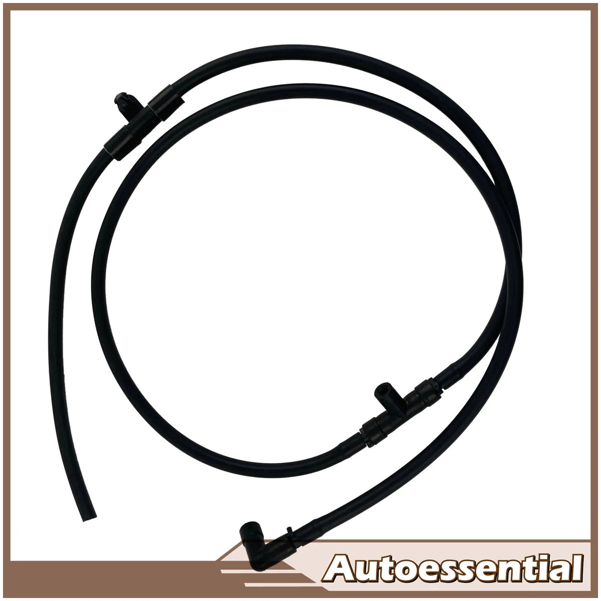 Black Washers Hose for Ford F250 F350 F450 F550 Super Duty (2008–2010)