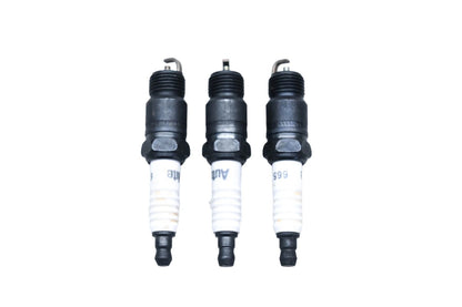 3X Autolite 665 Copper Core Resistor Spark Plugs for