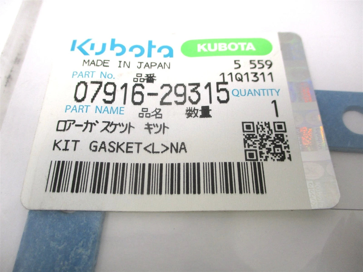 Lower Gasket Kit for Kubota V1100 V1200 (07916-29315)