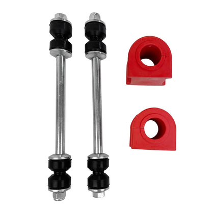 Set of 4 Front Suspension Stabilizer Links & Bar Bushing Kit for Ford Ranger