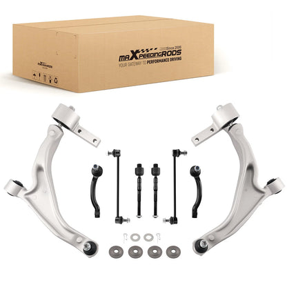 Front Lower Control Arms Sway Bars Tie Rods Kit for Honda Pilot (2009–2015)