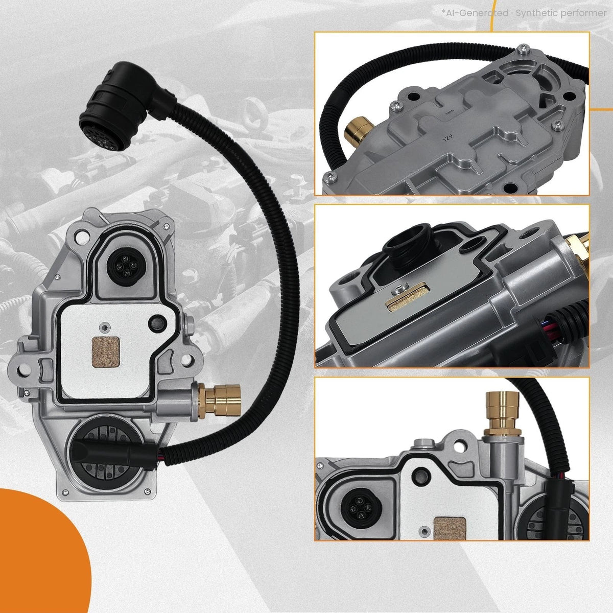 Control Actuator Solenoid for Volvo Mack I-Shift mDRIVE (21712495, 12V)