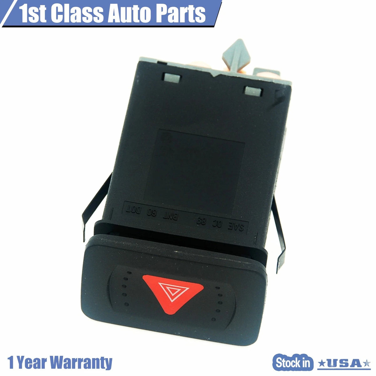 Emergency Hazard Flasher Switch for Volkswagen Golf Jetta (1999–2005) 1J0953235J