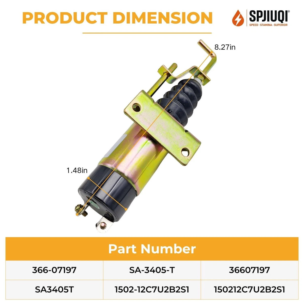ShutOff Solenoid Valve SA3405T for Deutz F3L F3M F4L F4M1011 (2011)