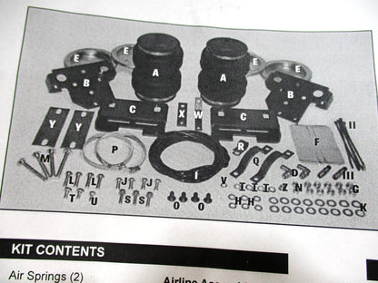 Air Spring Suspension Kit for Silverado Sierra (2001–2006) HP10072