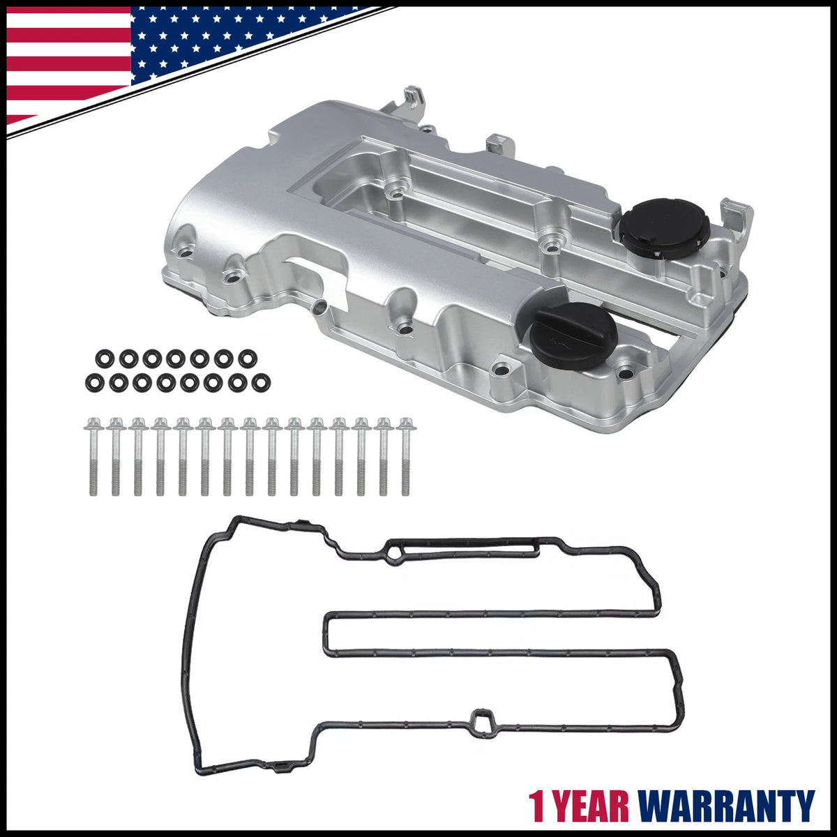 Aluminum Valve Cover for Chevy Cruze Sonic (2011–2021) & Buick Encore (2012–2021) 1.4L