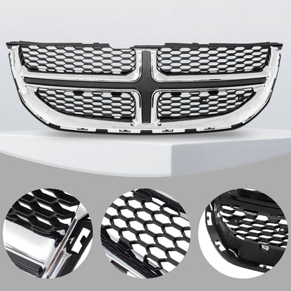 Chrome Front Bumper Grill Upper Grille for Dodge Grand Caravan (2011–2020) JYA055