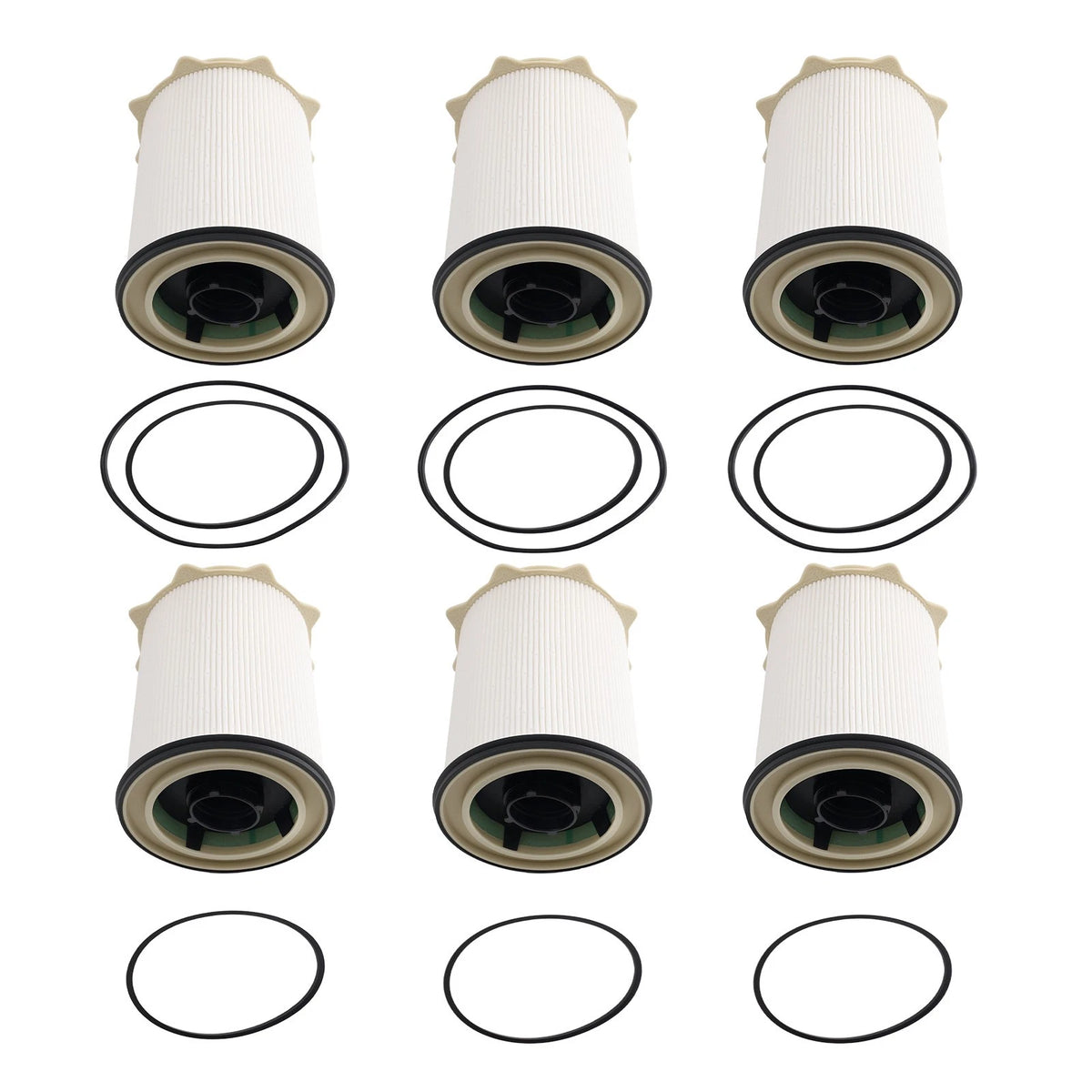 6X Fuel Filter for Ram 2500 3500 4500 5500 6.7L L6 Turbo Diesel (2011–2017)