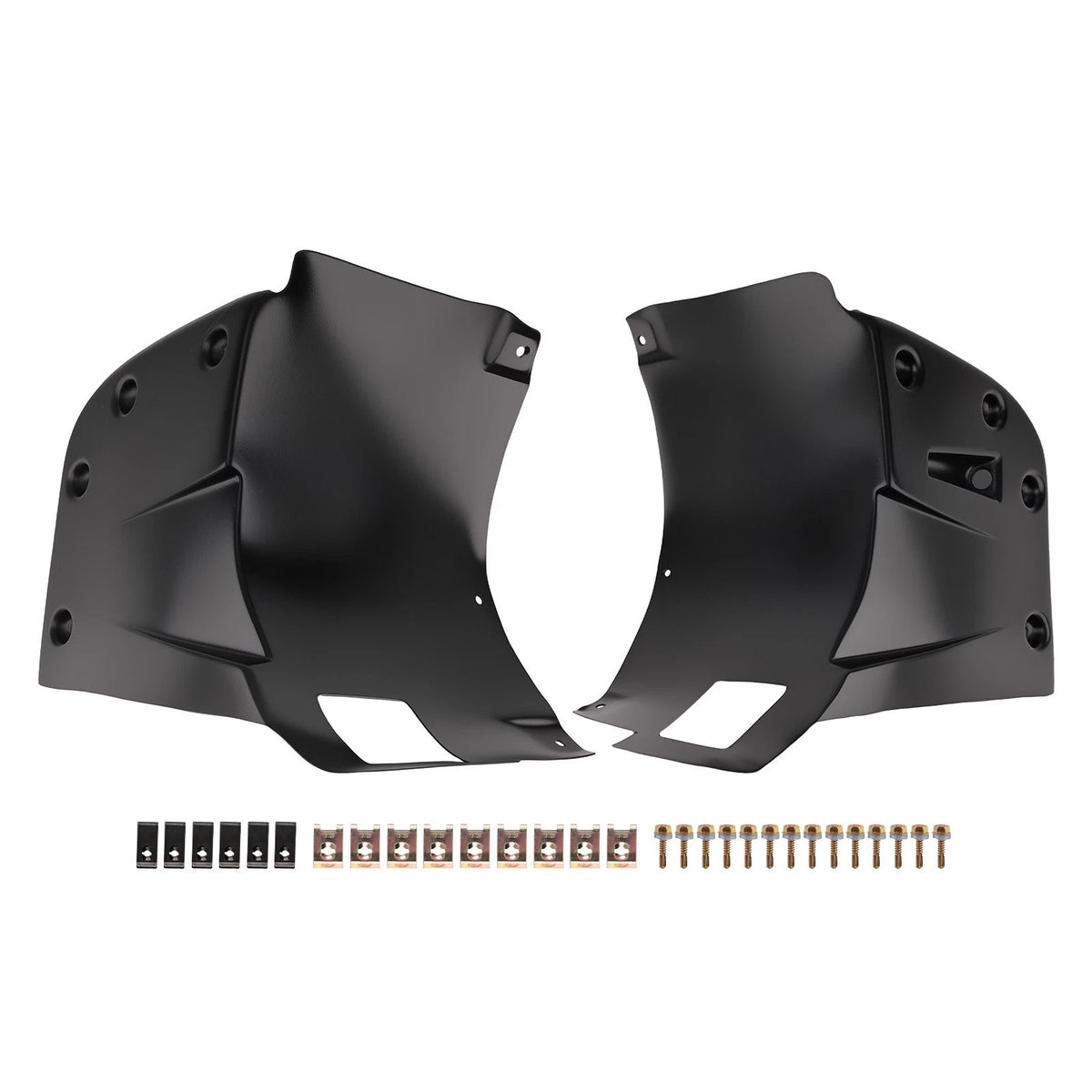 Bumper Splash Panel Set of 2 for BMW E39 M5 (1996–2004) 51712694832 Black