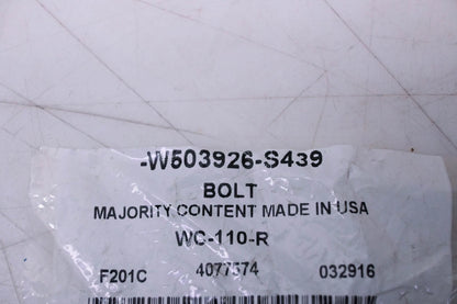 Fog Lamp Bolt for Ford (W503926-S439)