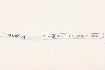 Set of 4 Marriage Bolts M10-1.5x20 Grade 10.9 for Ford (L0075138AA01)