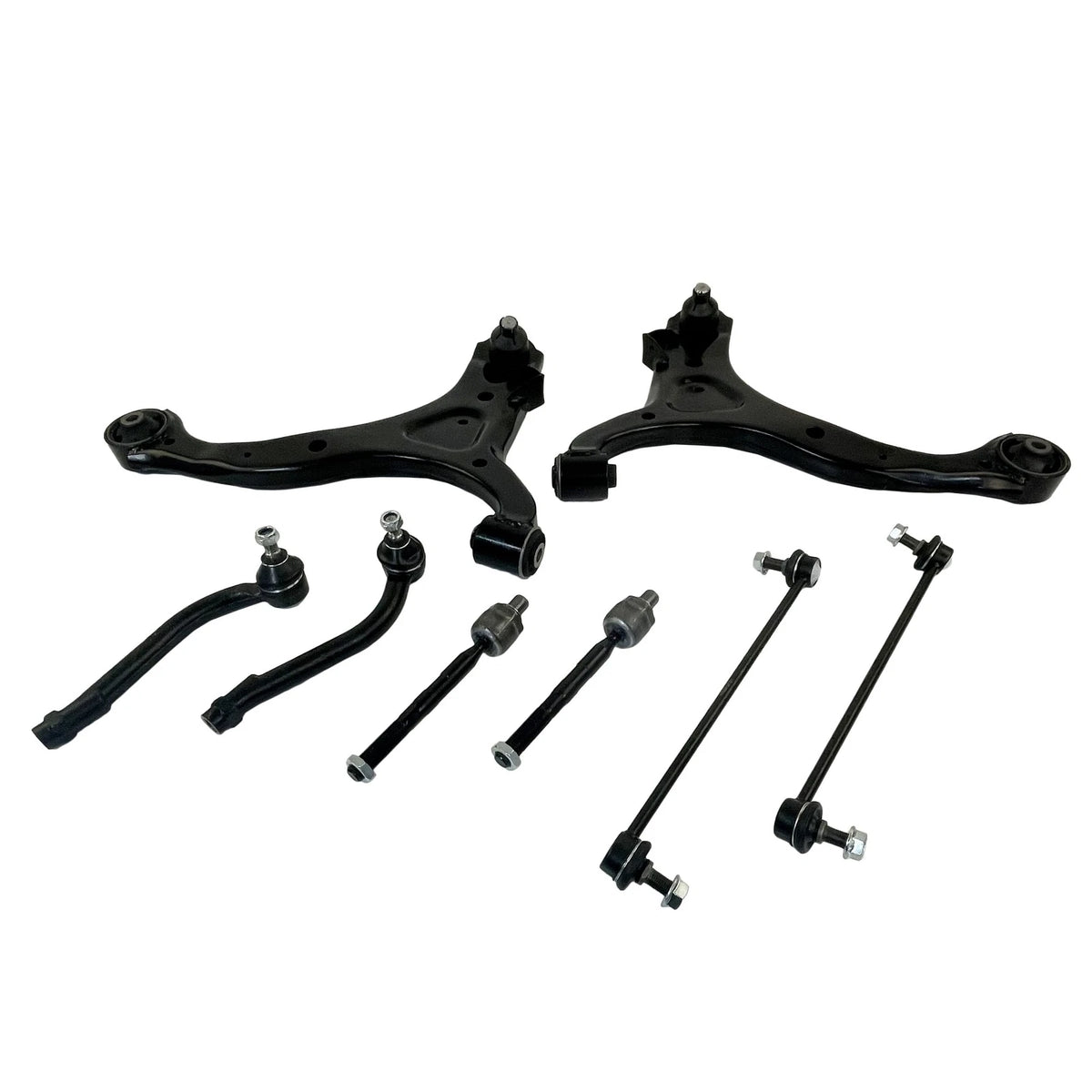 8PC Control Arm Ball Joint Sway Bar Link Tie Rod for Kia Sorento (2007–2013)
