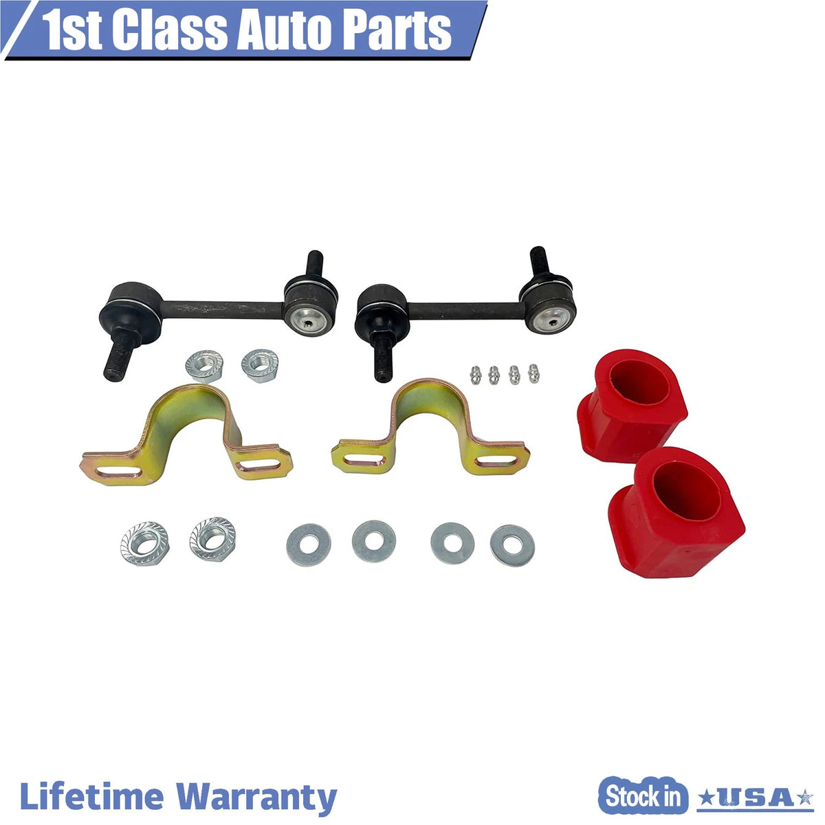 Front Sway Bar Links Bushings for Lincoln MKX Ford Edge (2007–2015) K750159 K201342