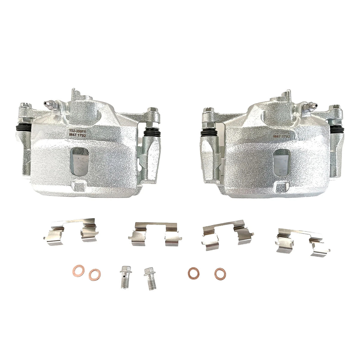Pair Front Brake Calipers for Honda Civic Insight Acura EL (1996–2014)