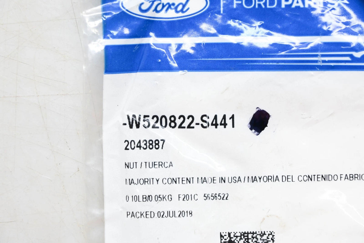 Retainer Nut for Ford (W520822-S441)