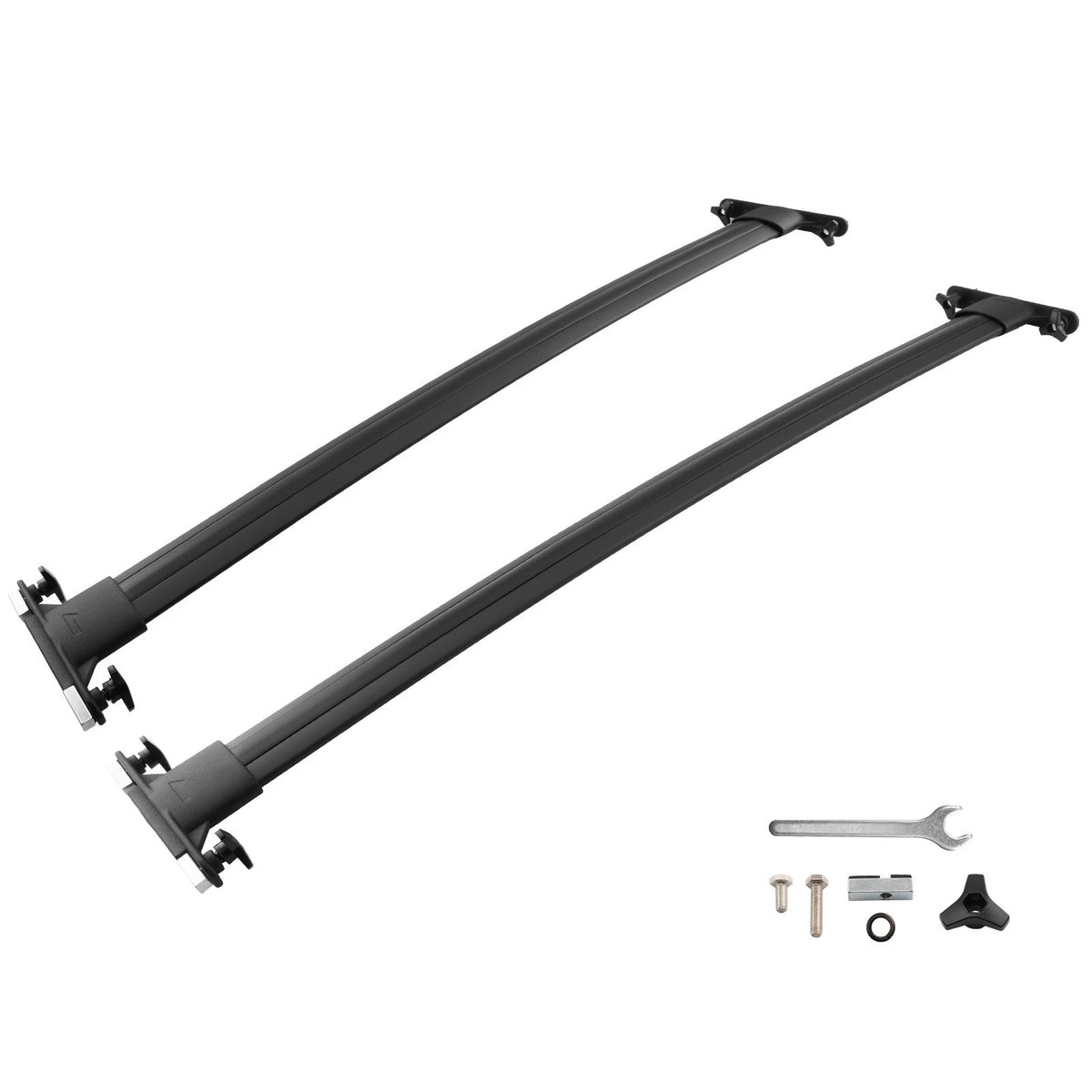 Cross Bars Aluminum Roof Rack for Toyota 4Runner (2010–2019) Black 45KG
