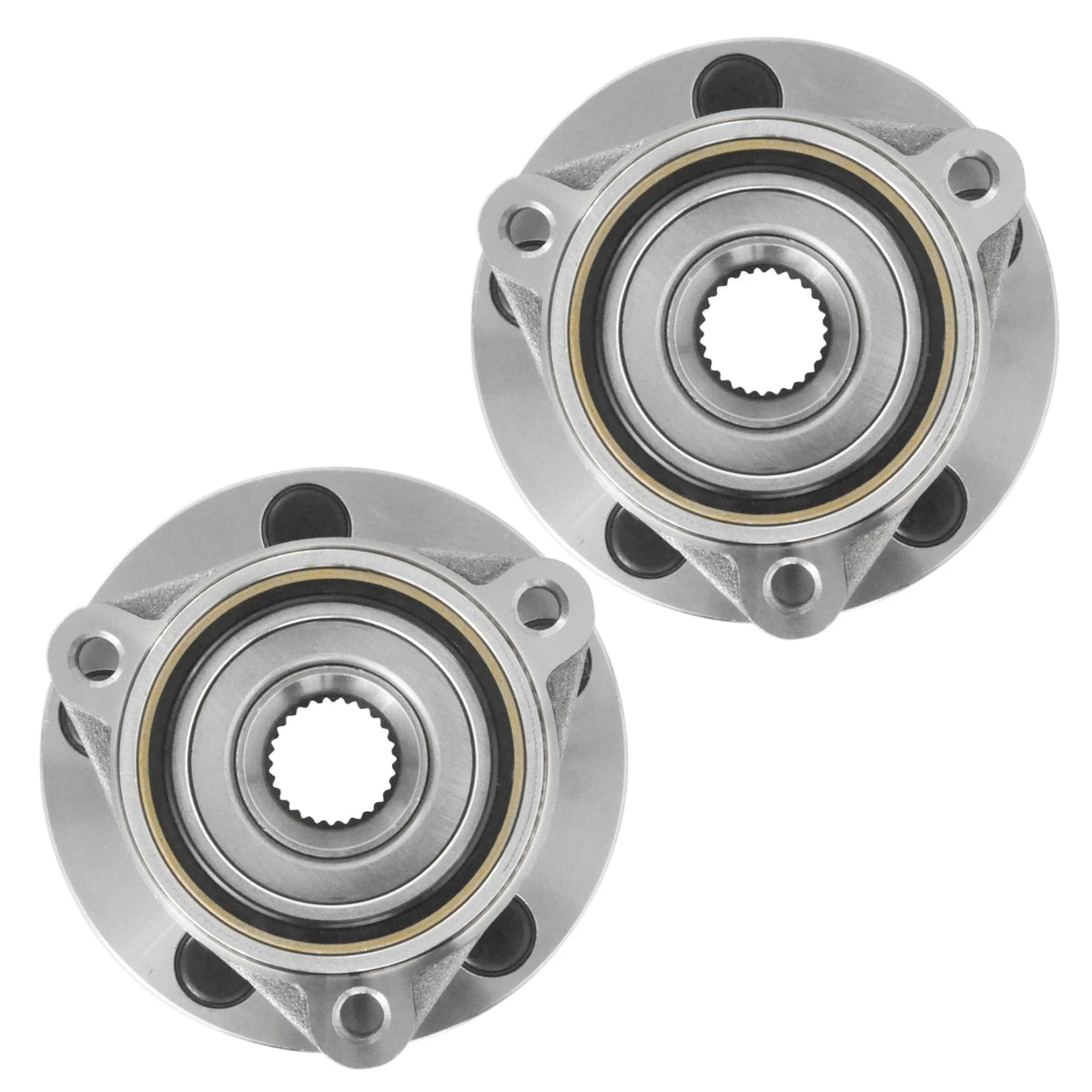Pair Front Wheel Bearing & Hub for Jeep Wrangler, Wagoneer, Cherokee, Comanche (1984–1989)