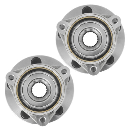Pair Front Wheel Bearing & Hub for Jeep Wrangler, Wagoneer, Cherokee, Comanche (1984–1989)