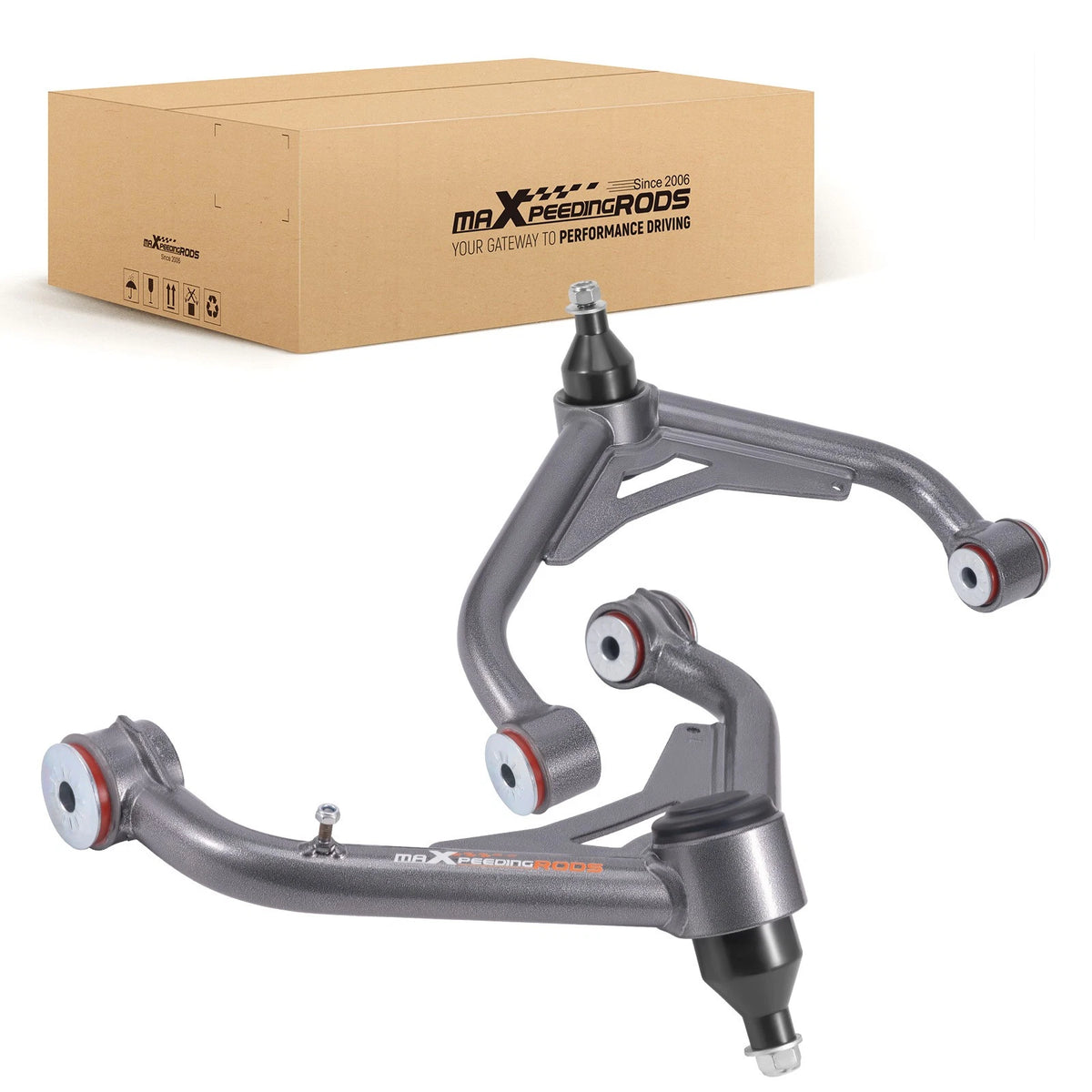 Pair Upper Control Arm for Chevy Silverado GMC Sierra 2500HD (2001–2010)