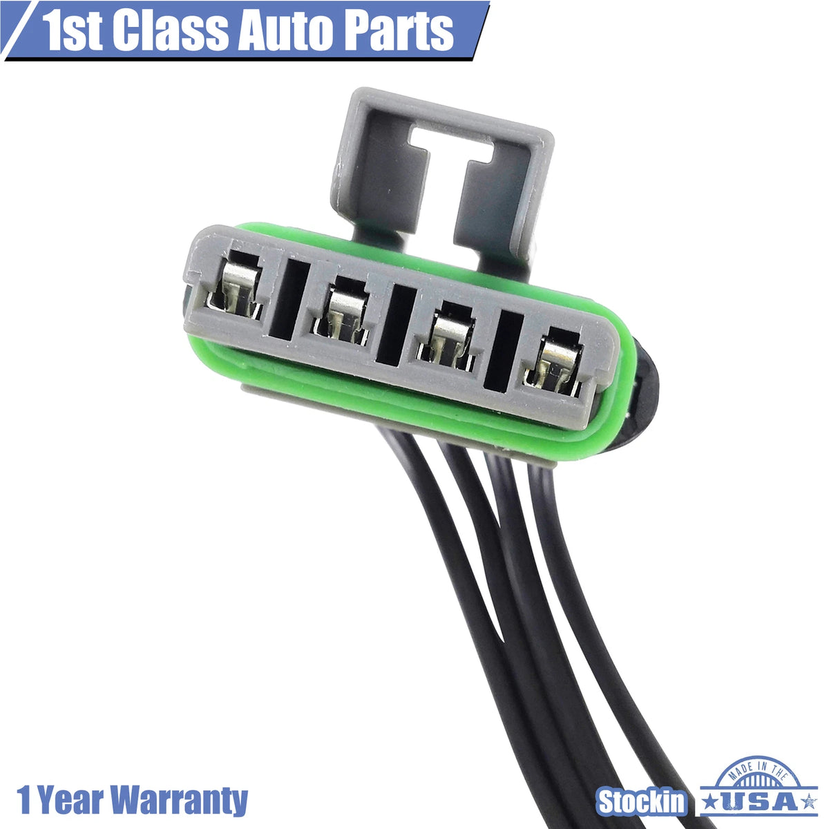 HVAC Blower Motor Resistor & Coolant Fan Motor Connector for Buick (S1352)