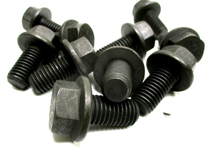 Set of 10 Grade 8 Hex Head Flange Bolts 5/8-11 x 1-1/4 Coarse Thread