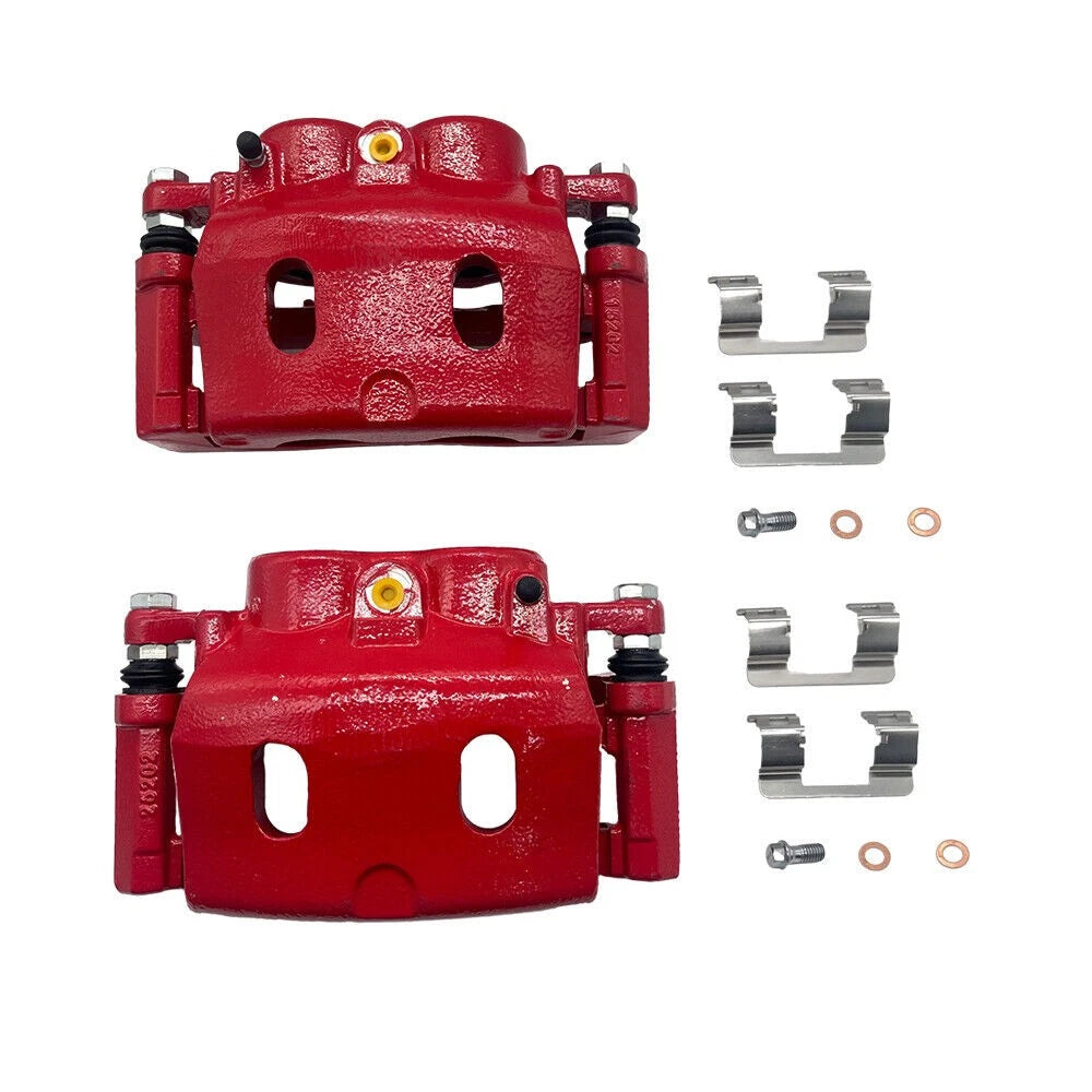 Red Caliper Pair for Cadillac Escalade ESV GMC Yukon (2008–2020) S4918A