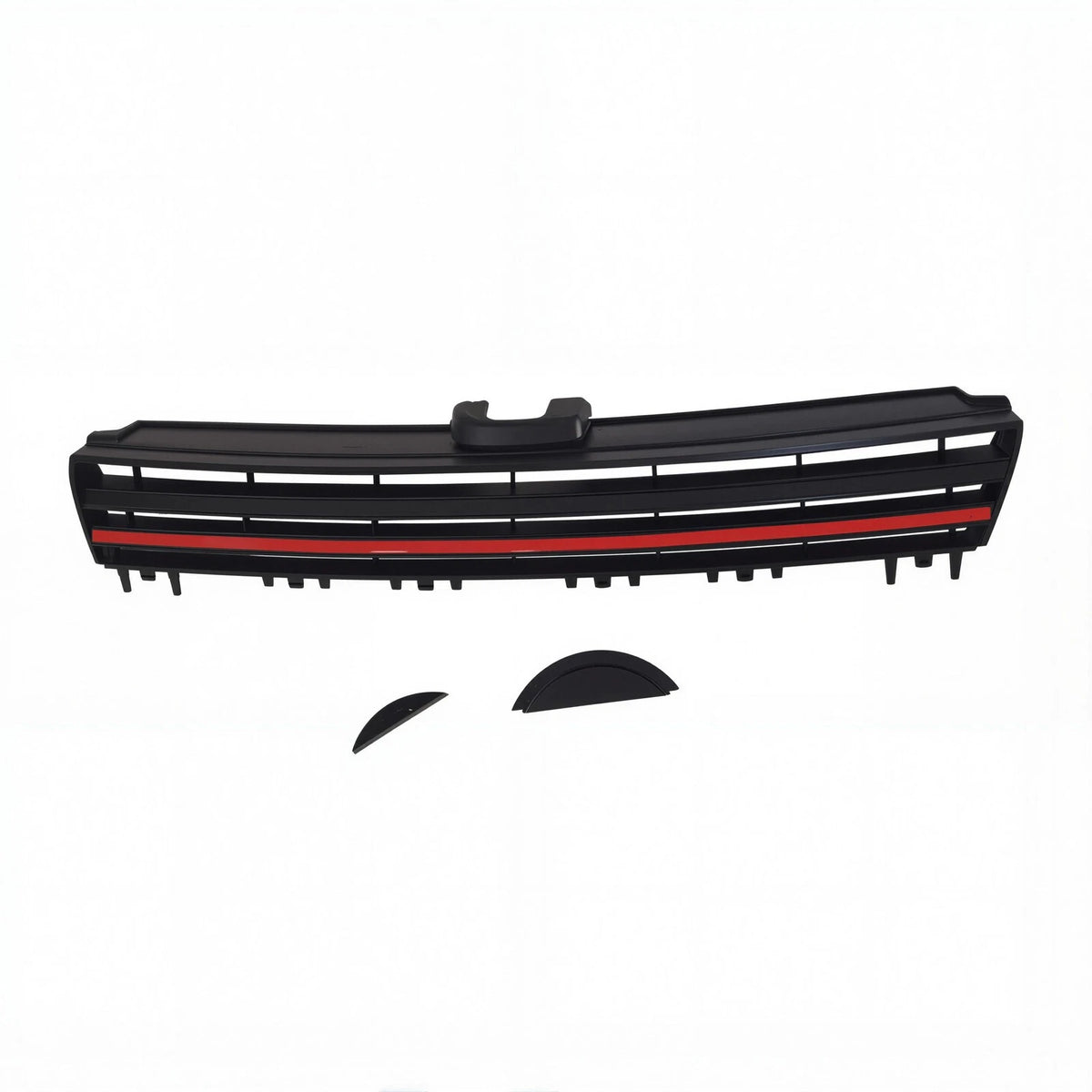 Front Grille for VW MK7 Golf/GTI (2015–2016) - Black w/ Red Trim