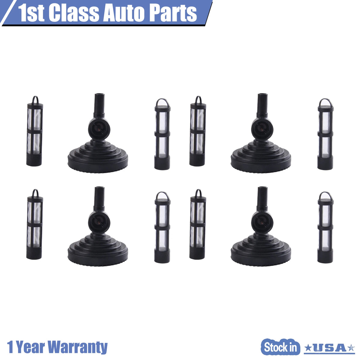 Set of 4 Diesel Fuel Tank Pickup Screen Filters for 9J306 FD4605 (904-419, 904419, 9365)