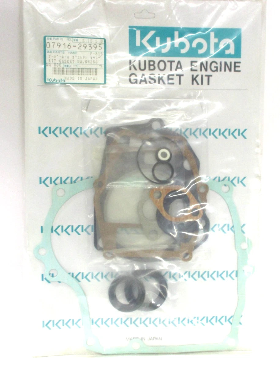 Engine Gasket Kit for Kubota GH280 (Replaces 07916-29390, 07916-29395)