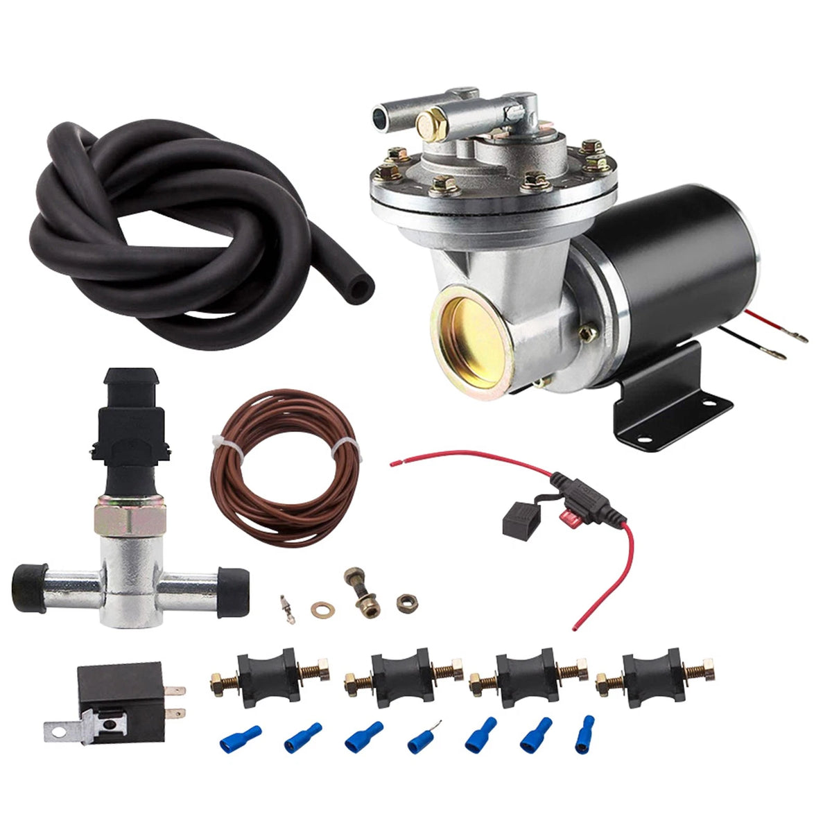 Electric Vacuum Pump Kit for Brake Booster 12 Volt (Universal Fit)
