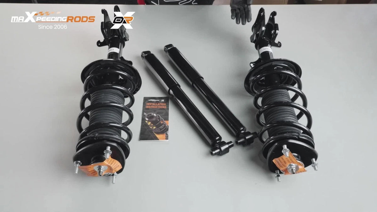 Set of 4 Front Strut Rear Shock Absorber for Acura MDX ZDX (2007–2013)