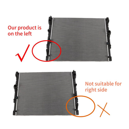 Aluminum Radiator for BMW 530i 540i 740i (2017–2019) 17118743663