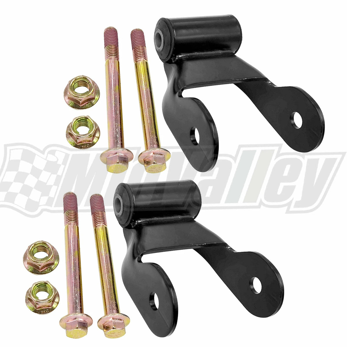 2X Rear Leaf Spring Shackle Kit for Ford F-150, Lincoln Mark LT (2009–2014)