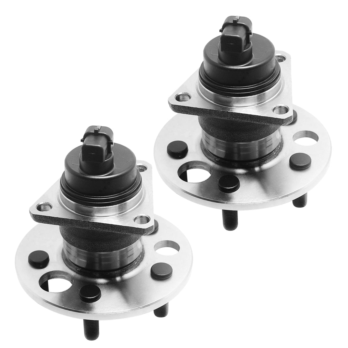 Pair Rear Wheel Hubs & Bearings w/ABS for Chevrolet Cavalier (1991–2005)