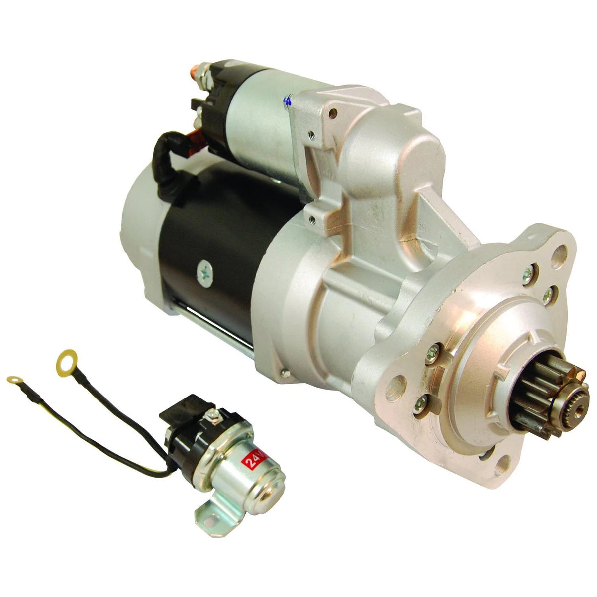 24V Starter for Doosan Solar 420LC-V, 470LC-V (2002–2007) 65-26201-7074C