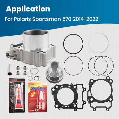 Top End Cylinder Rebuild Kit for Polaris Ranger RZR Sportsman ACE (2012–2022)