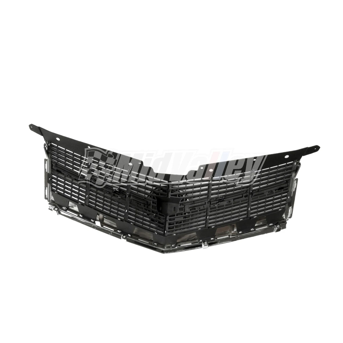 Front Bumper Upper Grille & Hood Molding Trim for Cadillac SRX (2010–2012)