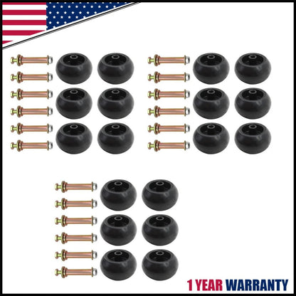 18 Pack 5" Anti-Scalp Deck Wheel Kit for Exmark (Fits 103-3168, 103-4051, 103-7263, 109-9011)