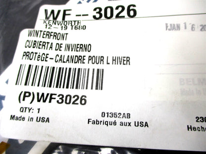 WF3026 Winterfont for Kenworth T680 (2017–2023)