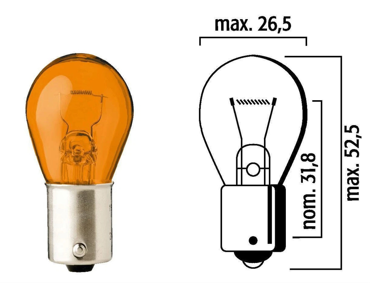 10 Flosser 667107 Turn Signal Bulb Replacement for (1156NA)