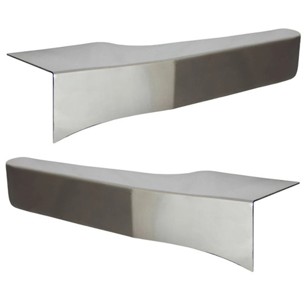 Stainless Steel Front Fender Short Step Covers for Peterbilt 359, 378, 379